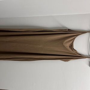 shein brown maxi dress